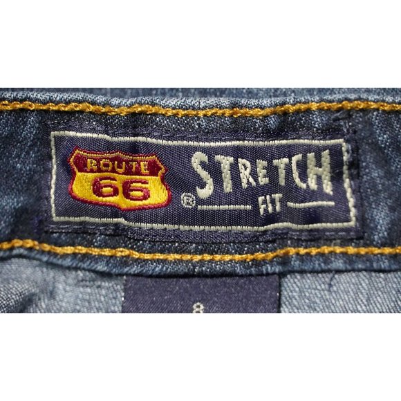 Route 66 Jean Skirt Womens Size 8 Blue Denim Stretch High Waist? - Picture 8 of 8